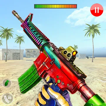 Игры стрелялки 3D: Cover Fire Real Commando