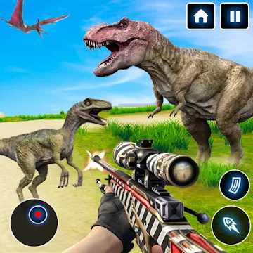 Wild Dinosaur Hunting Games: Deer Hunter 2020