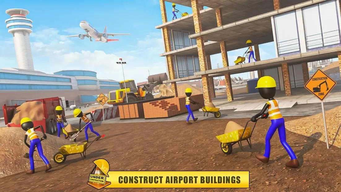 Игры строить робота. Постройка аэропорта игра. Стикмен аэропорт 2017. Игра про строительство аэропорта. Игра где строишь аэропорт.