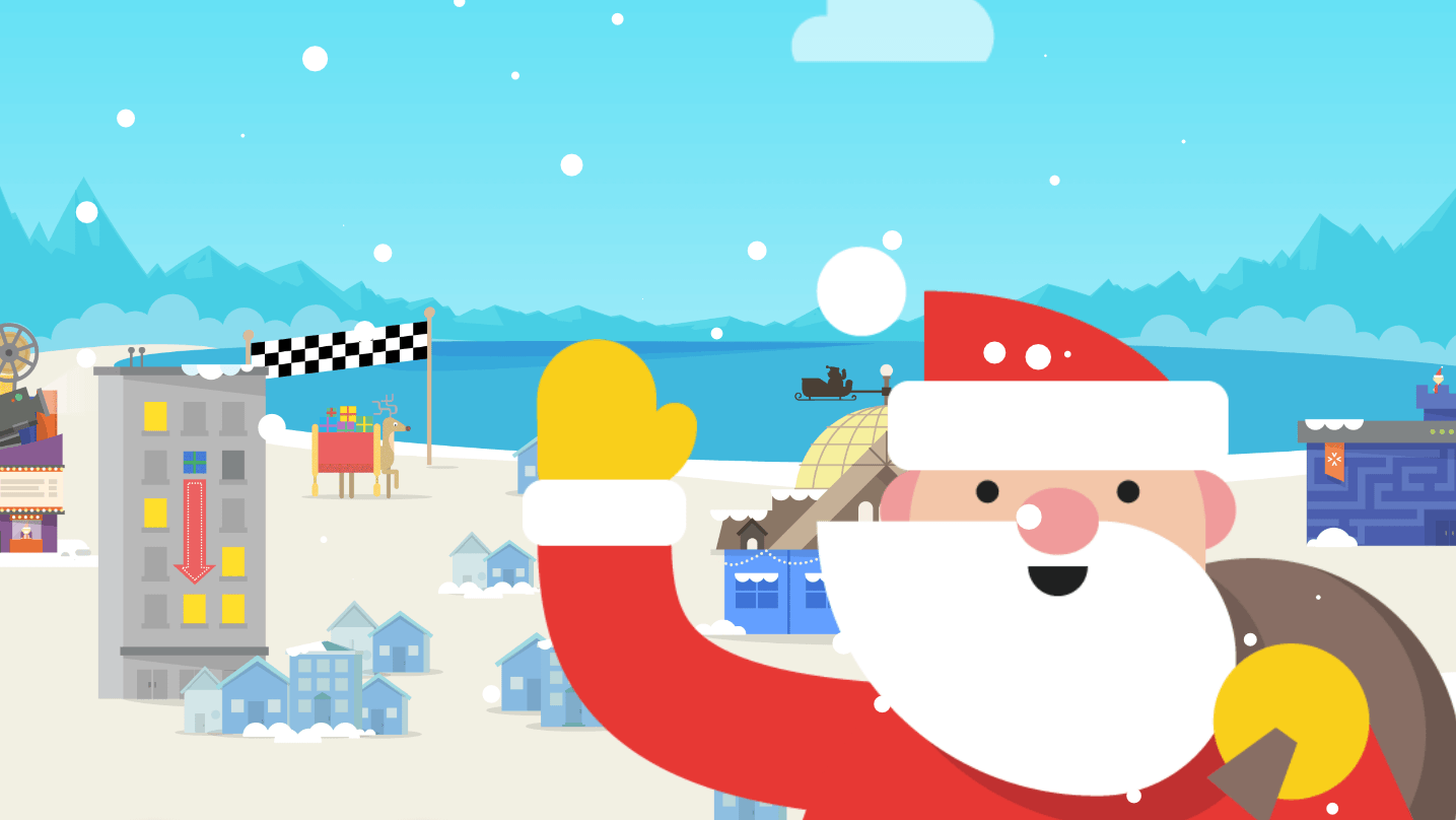 Google вновь запустила новогодние игры и радар Санта-Клауса