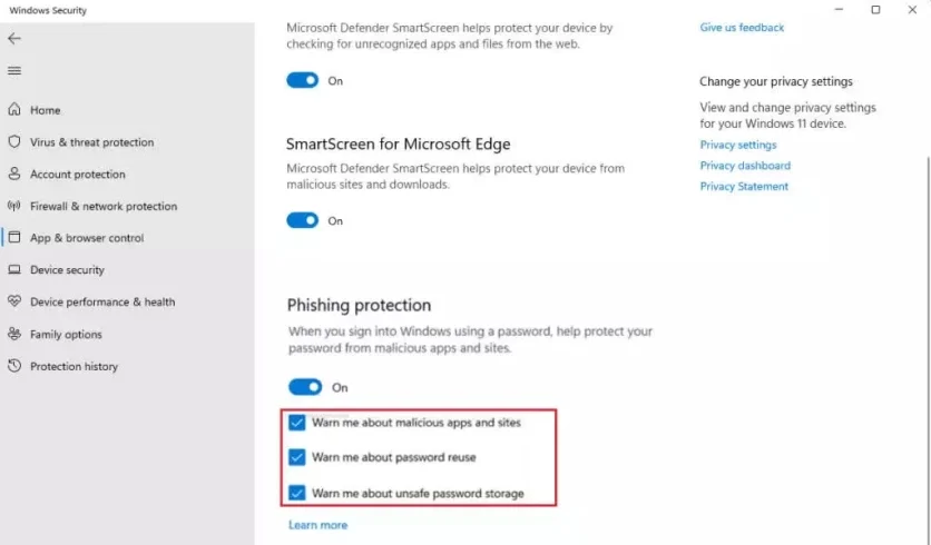 Обновленный «Центр безопасности» Windows 11 заметили на скриншоте