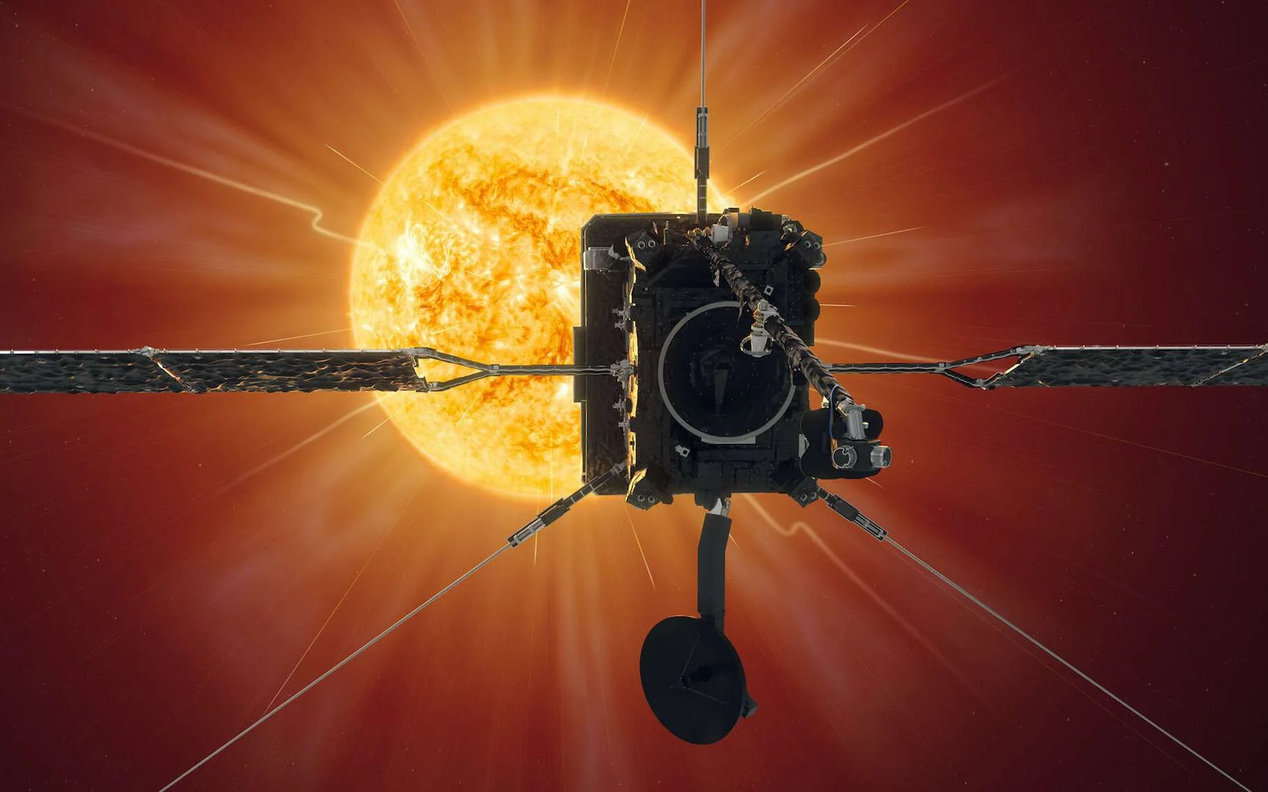 The probe received images of the Sun at an extremely close distance
