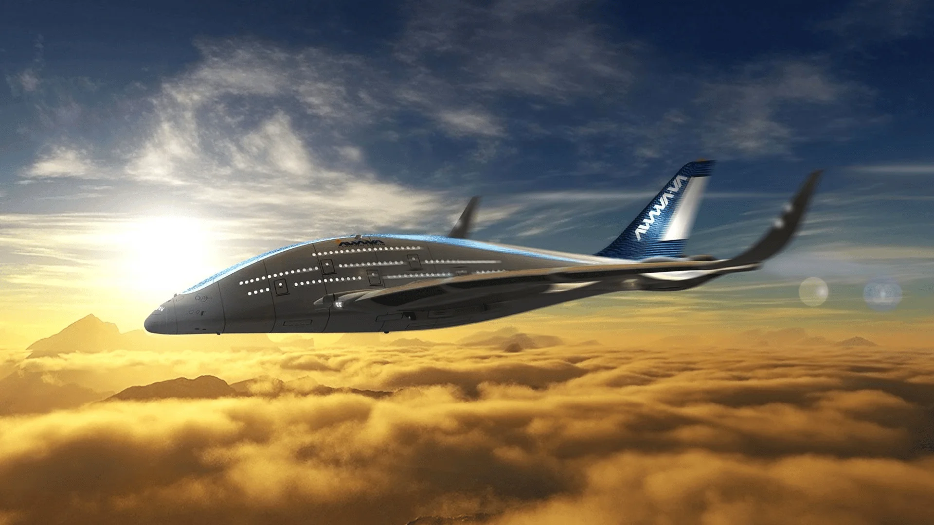 The Spanish company presented the concept of a 3-story aircraft of the future