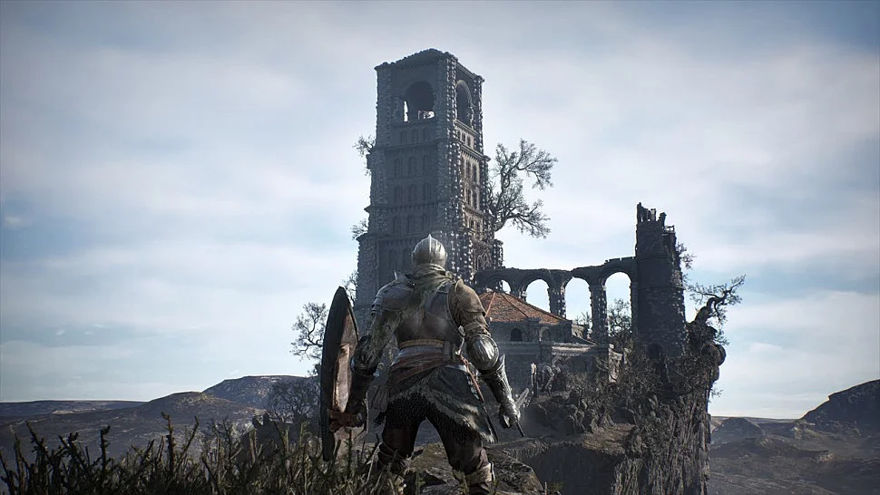 The blogger posted a demo of Dark Souls III on a modern engine
