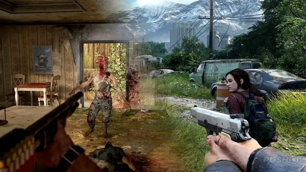 Gameplay The Last of Us Part I remade for a cool first-person shooter