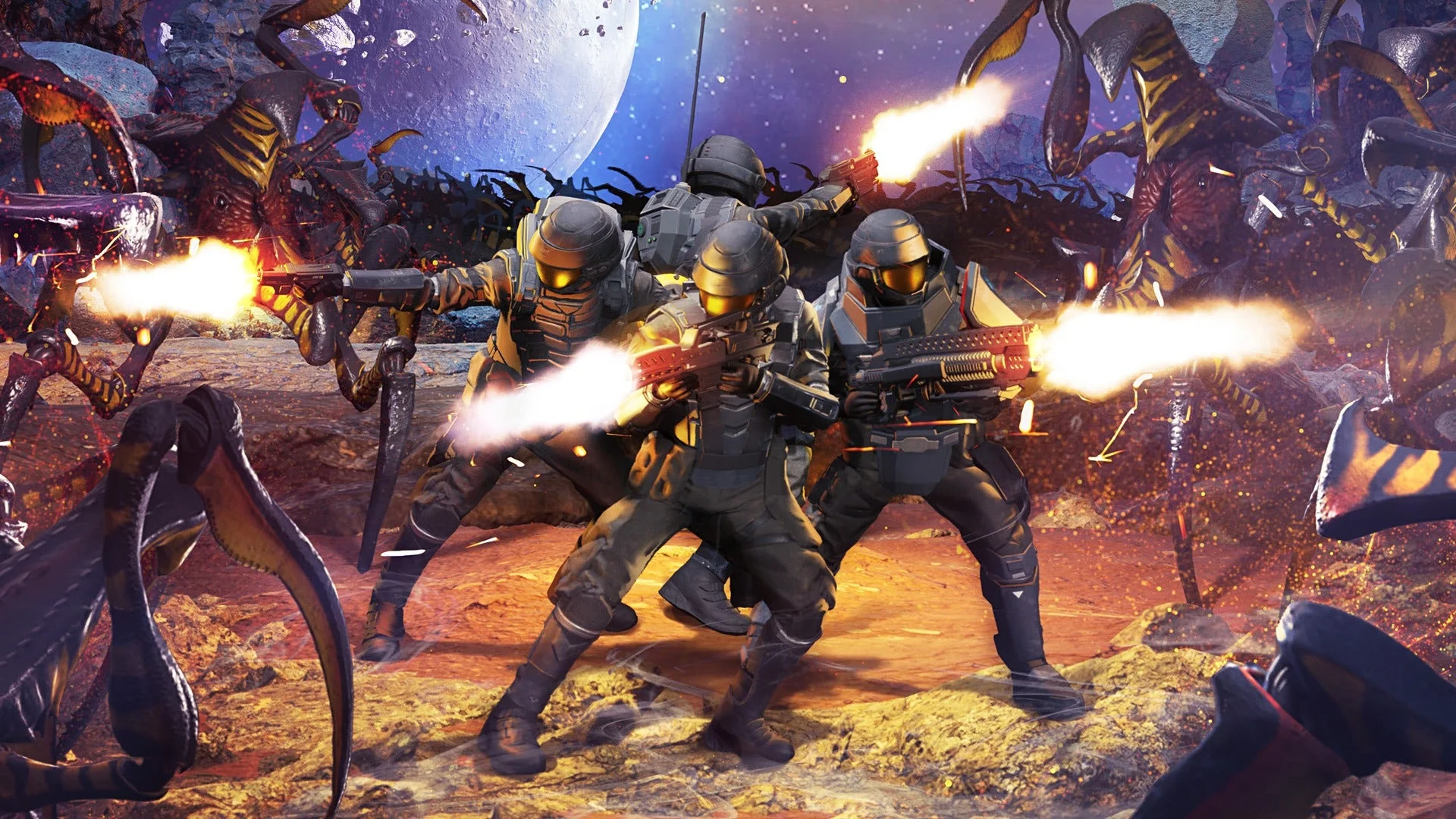 The release date of the fantastic action game Starship Troopers Extermination has become known