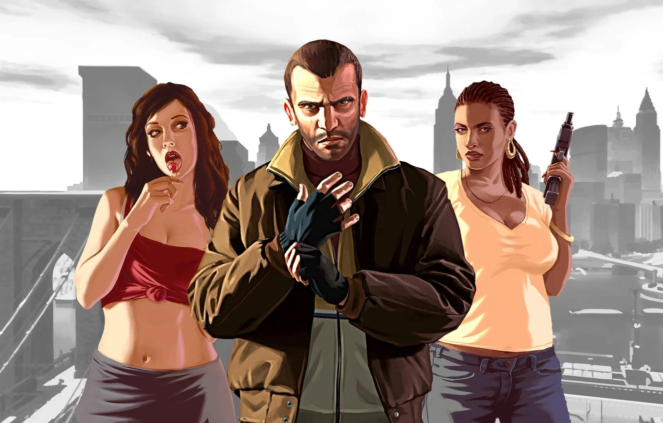 The heroes of GTA 4 were reproduced in neural networks. It turned out ambiguous, but very curious