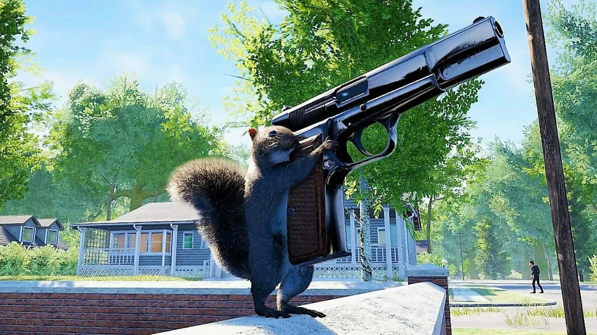 A trailer for an action game about a squirrel with a huge gun has been released