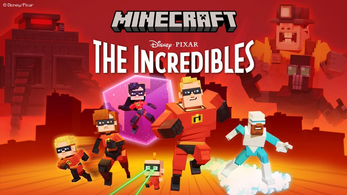 DLC has been released for Minecraft, adding content from the cartoon "The Incredibles"