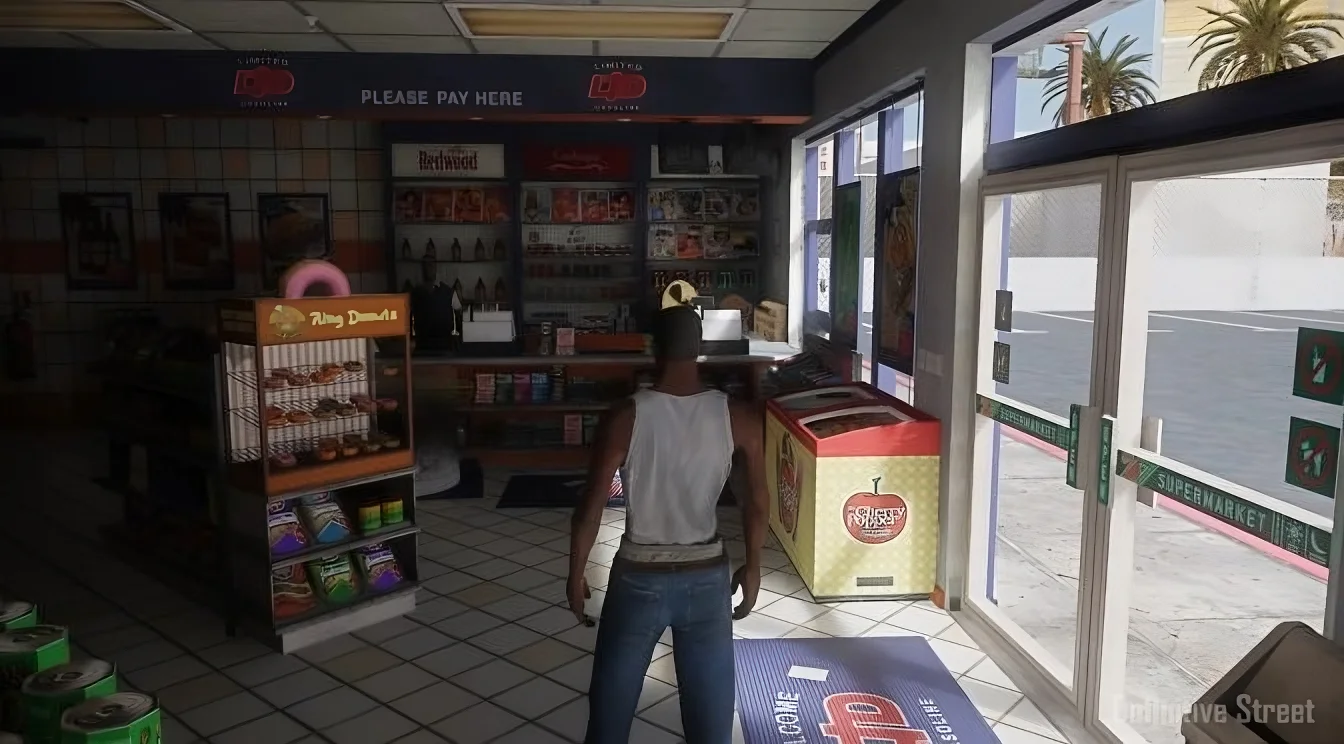 Enthusiast tightened graphics in GTA: San Andreas using NVIDIA RTX Remix tools