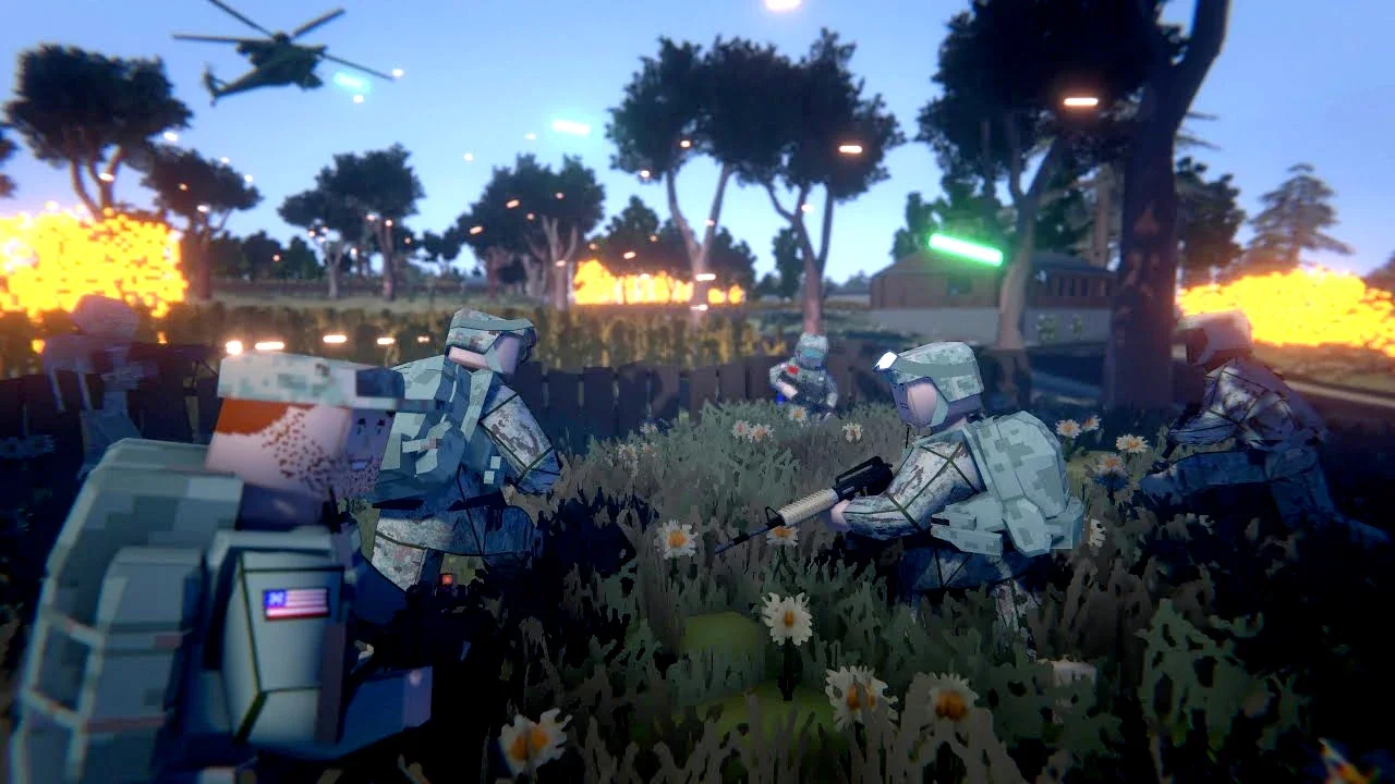 Low-poly multiplayer shooter humiliated Battlefield on Steam