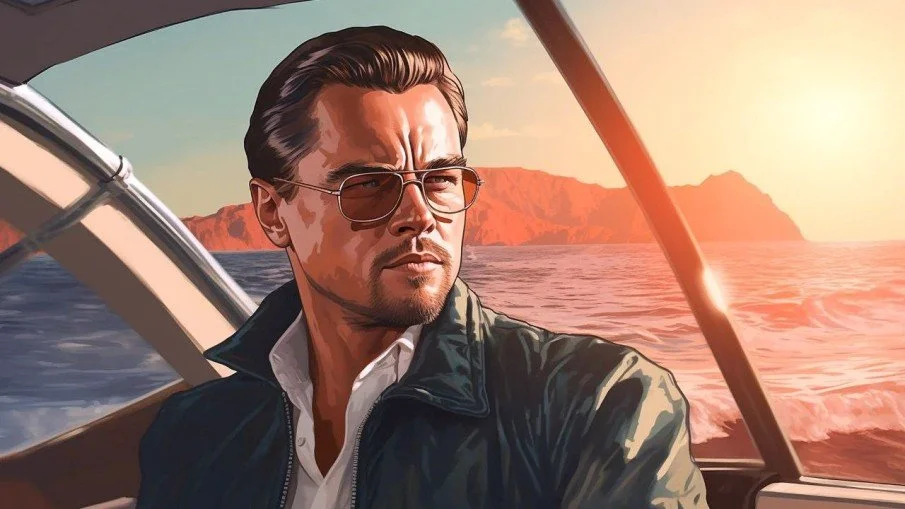 The neural network introduced famous Hollywood actors in images from the GTA universe