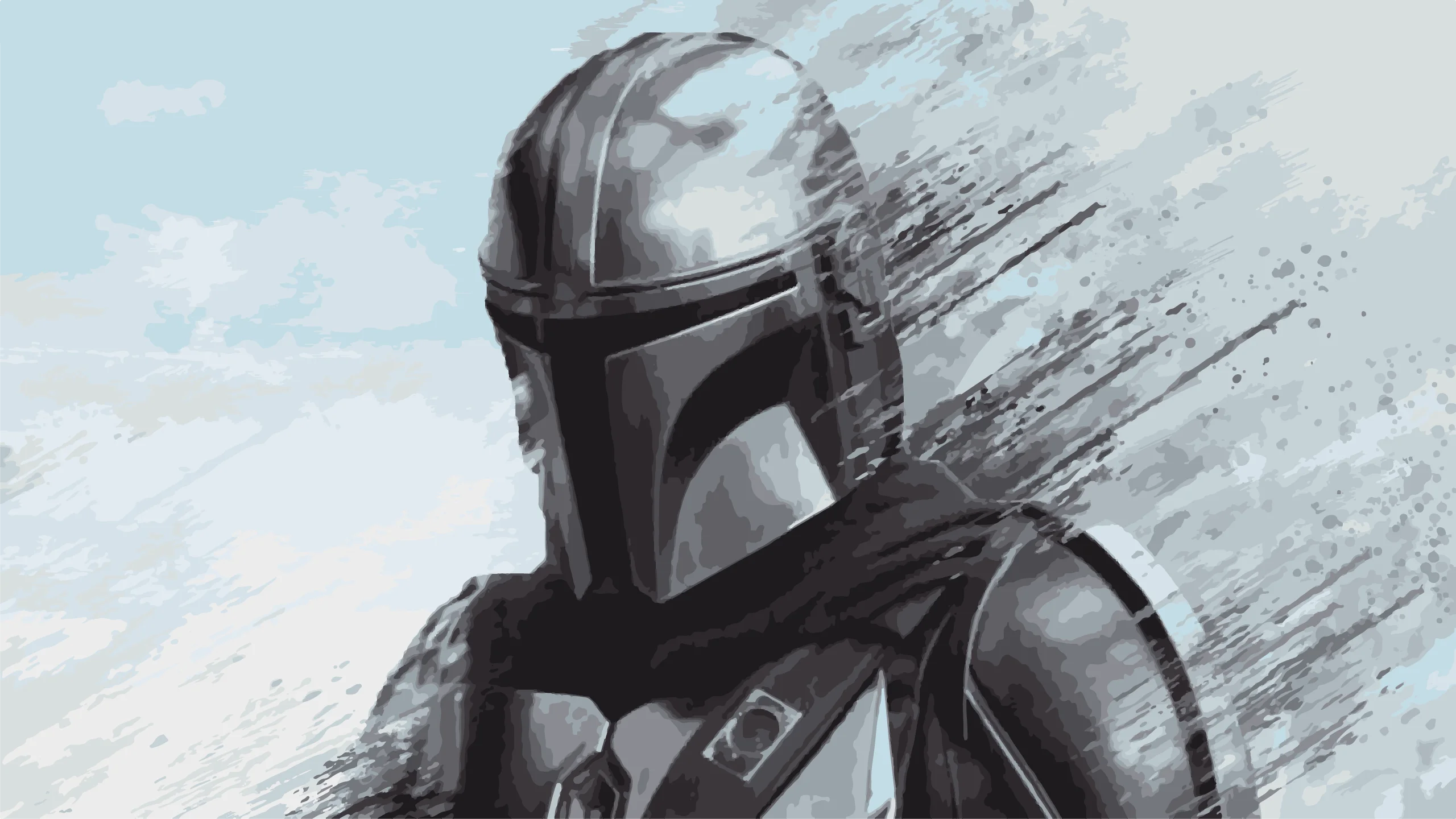The artist showed the concepts of a non-existent game based on the series "The Mandalorian" and impressed the players