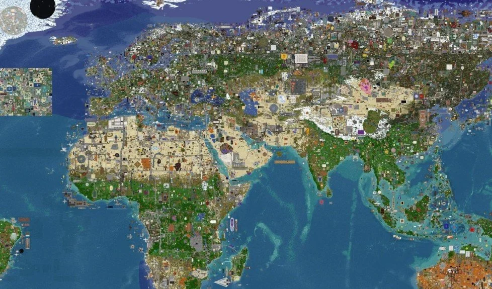 В Minecraft воссоздали Землю. На всё про всё ушло 3 года