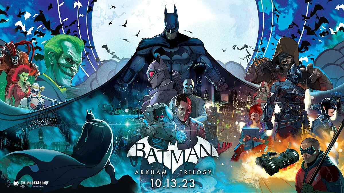 Стала известна дата релиза сборника Batman: Arkham Trilogy на Nintendo Switch