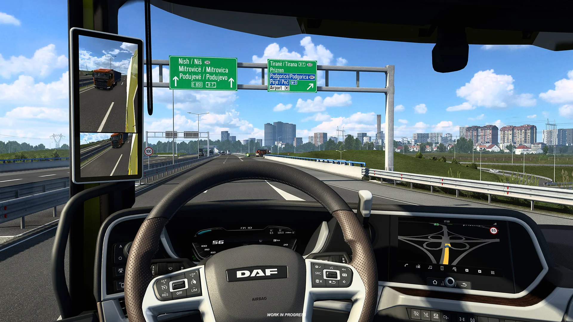 Fresh screenshots of DLC "West Balkans" for Euro Truck Simulator 2 appeared