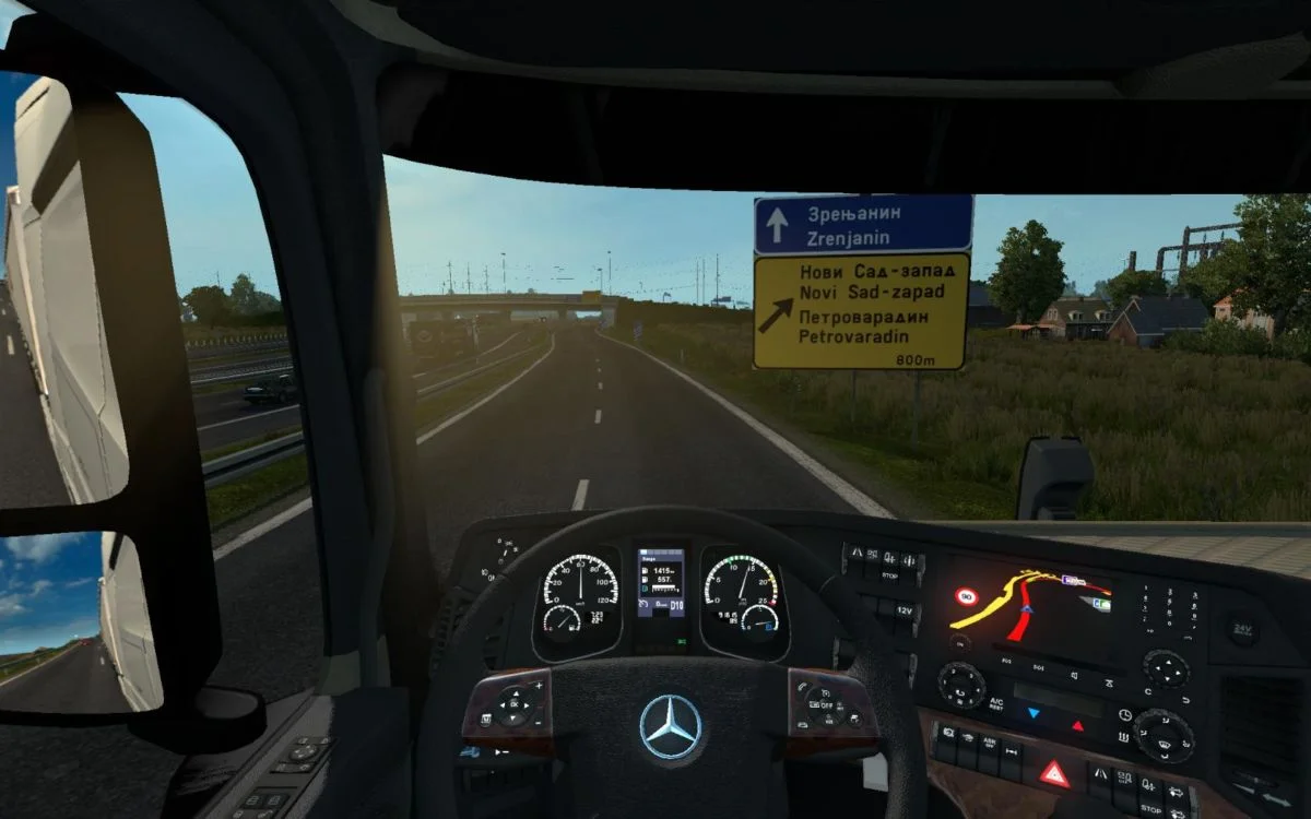 Showing almost half an hour of gameplay add-on West Balkans for Euro Truck Simulator 2