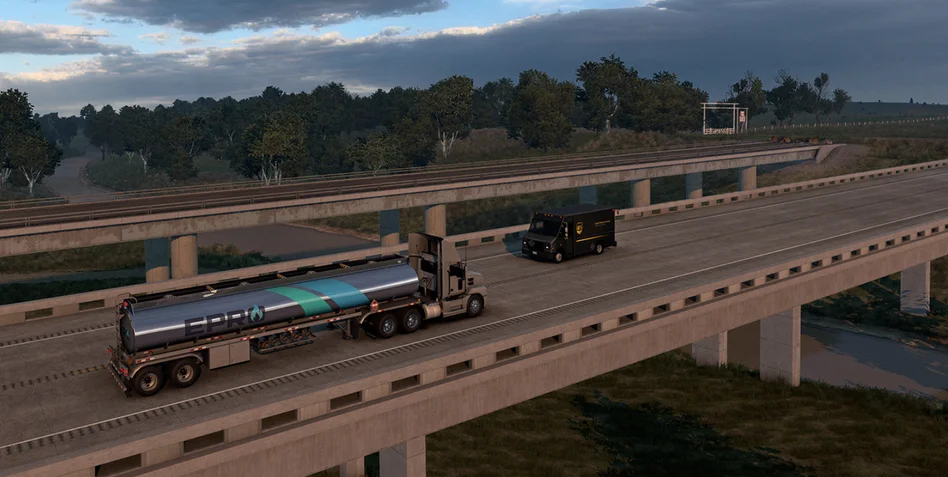 New footage of DLC Kansas for American Truck Simulator shown