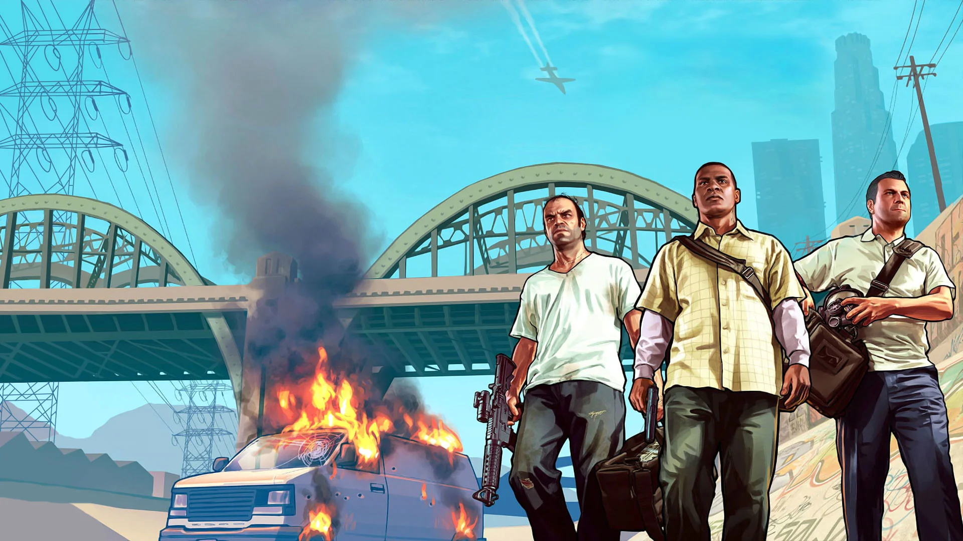 Brand new art dedicated to GTA 5 has appeared