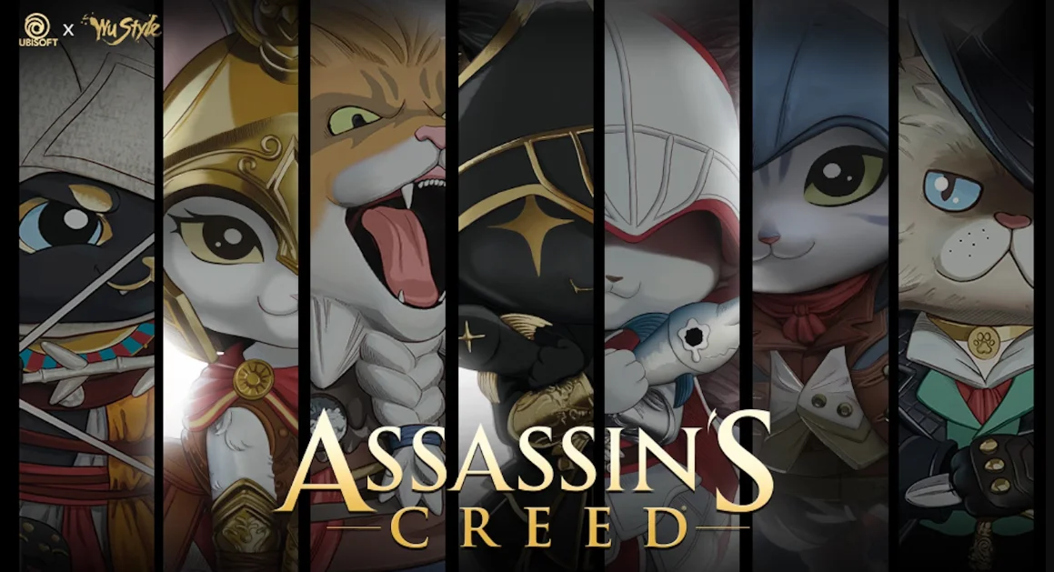 Ubisoft анонсировала фигурки котиков по мотивам серии Assassin's Creed в честь 16-летия франшизы