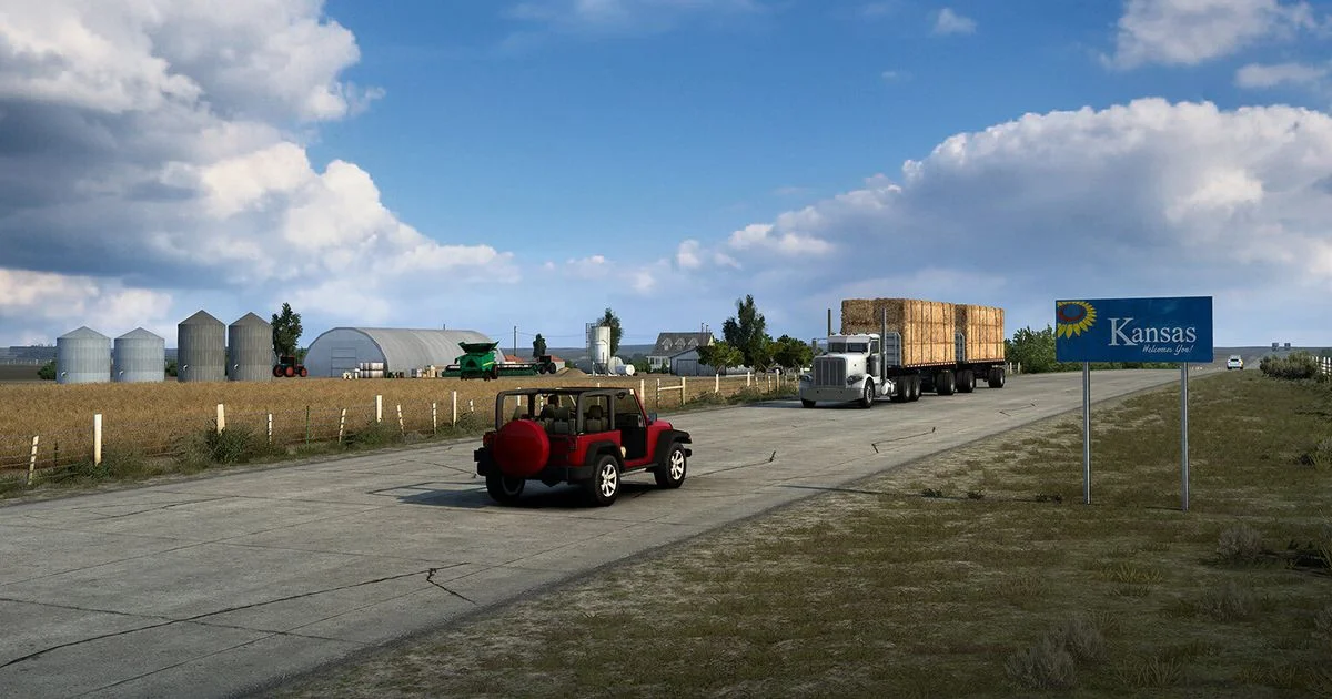 Разработчики рассказали, какие награды ждут игроков за выполнение целей события DLC Kansas в American Truck Simulator