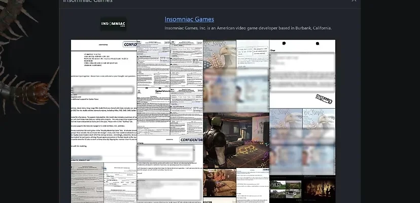 Hackers hacked Insomniac and took screenshots of the game about Wolverine and more