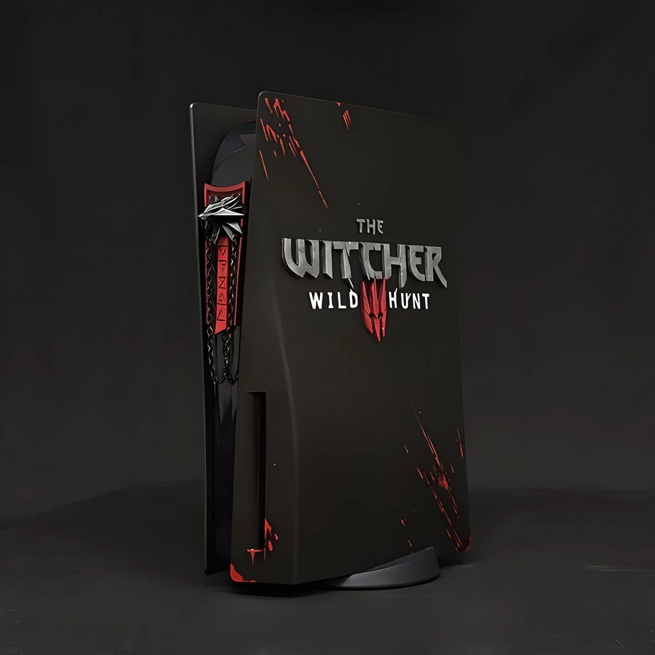 The gamer showed a custom PlayStation 5, made in the style of the Witcher