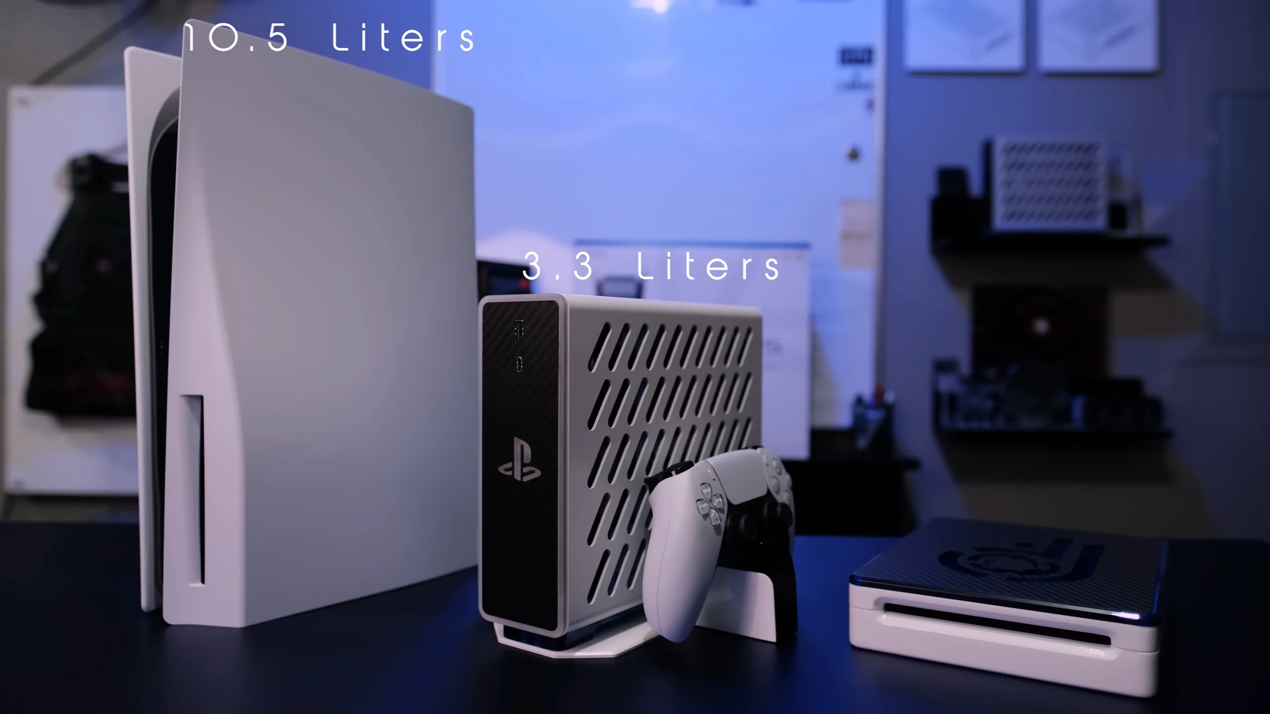 An enthusiast showed what a compact PlayStation 5 Slim could look like