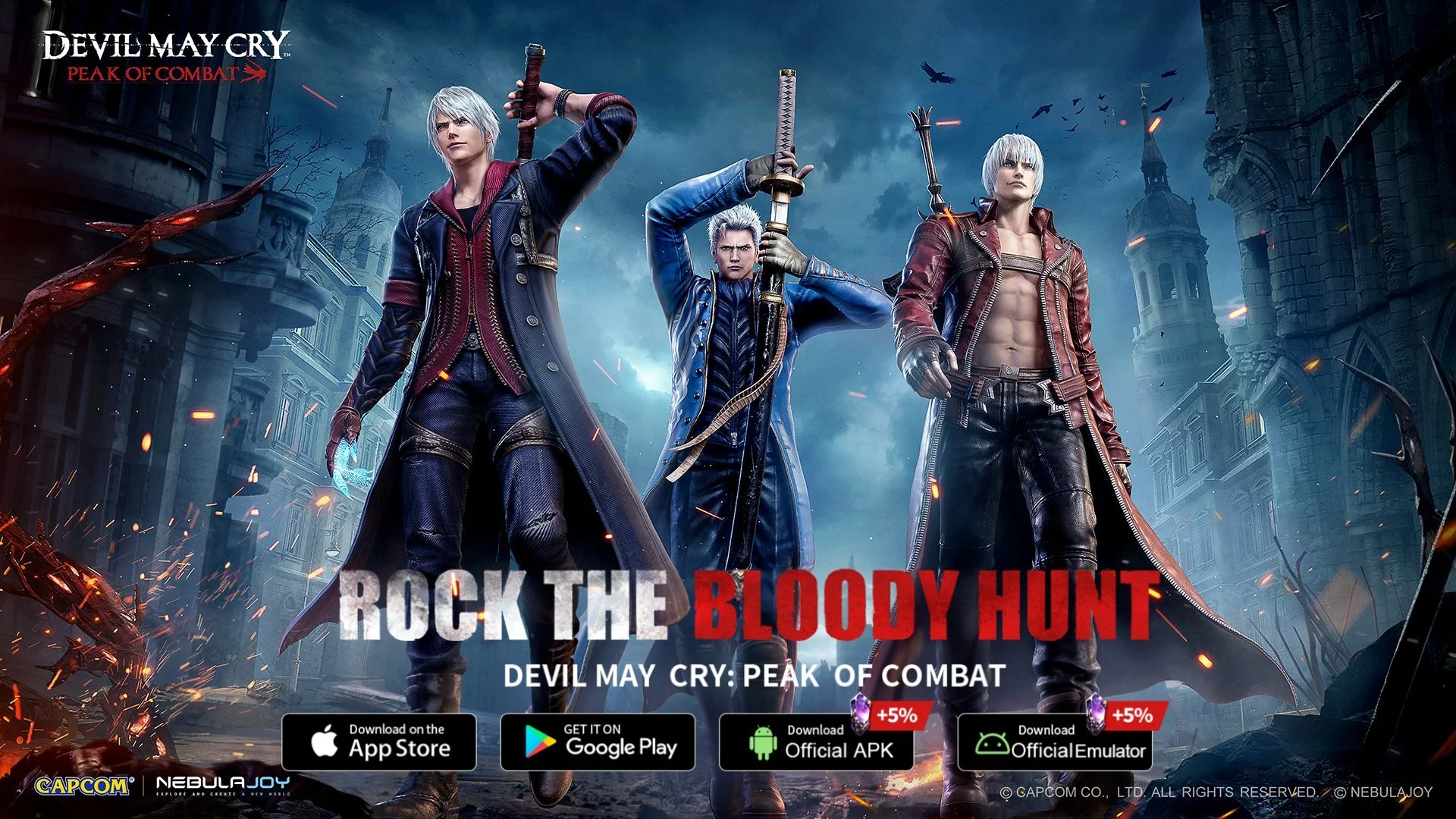 В Google Play и App Store стала доступна мобильная Devil May Cry