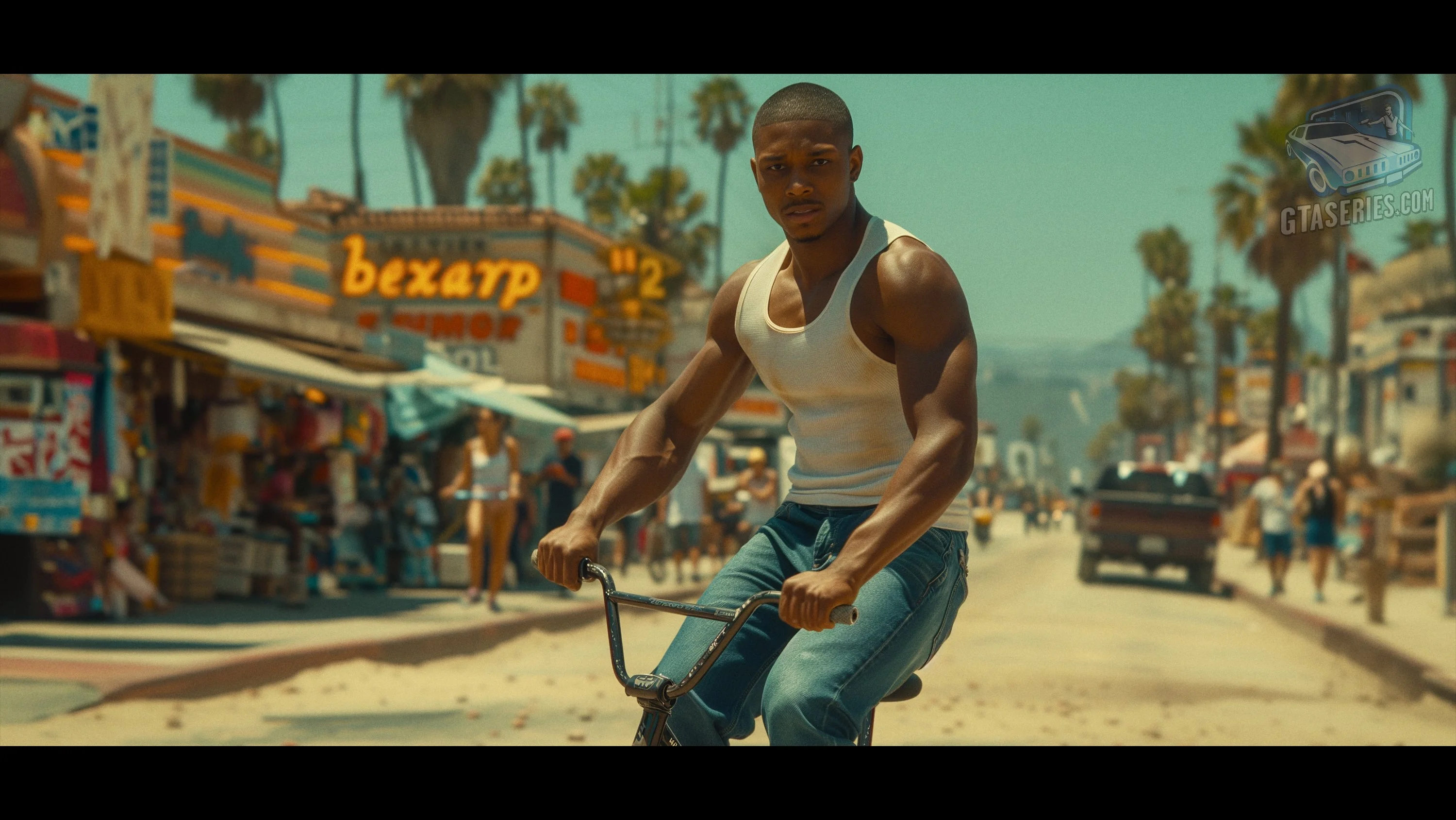 The neural network showed what a film based on GTA: San Andreas could look like