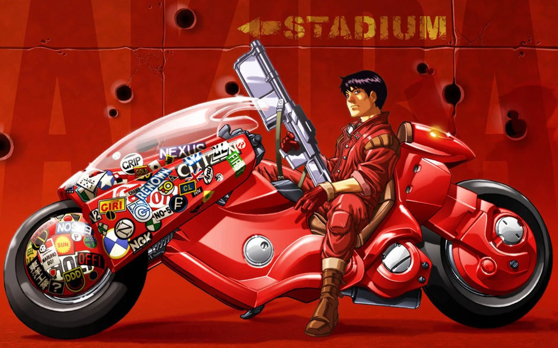 Энтузиасты создали настоящий действующий мотоцикл из знаменитого аниме «Акира»