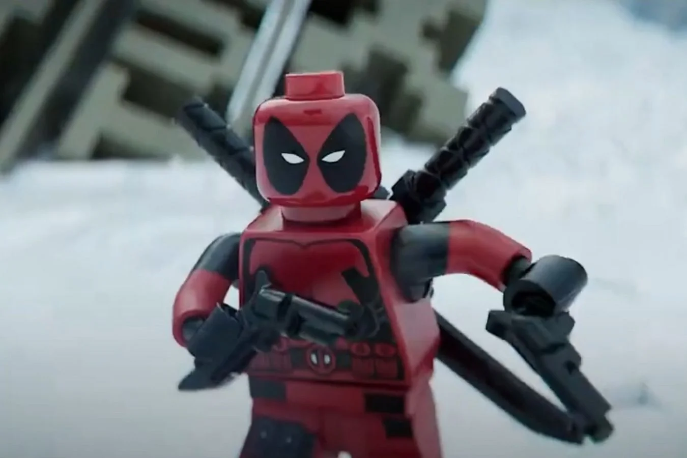 Deadpool 3 trailer recreated using LEGO