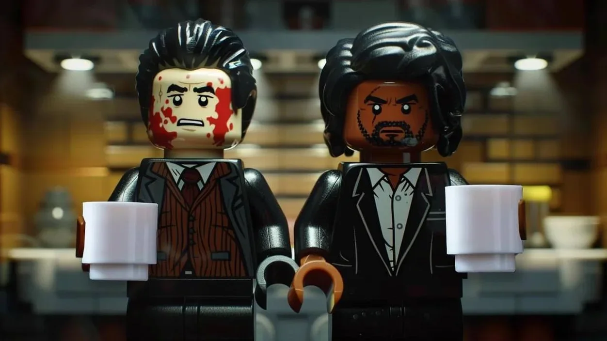 Pulp Fiction in LEGO style