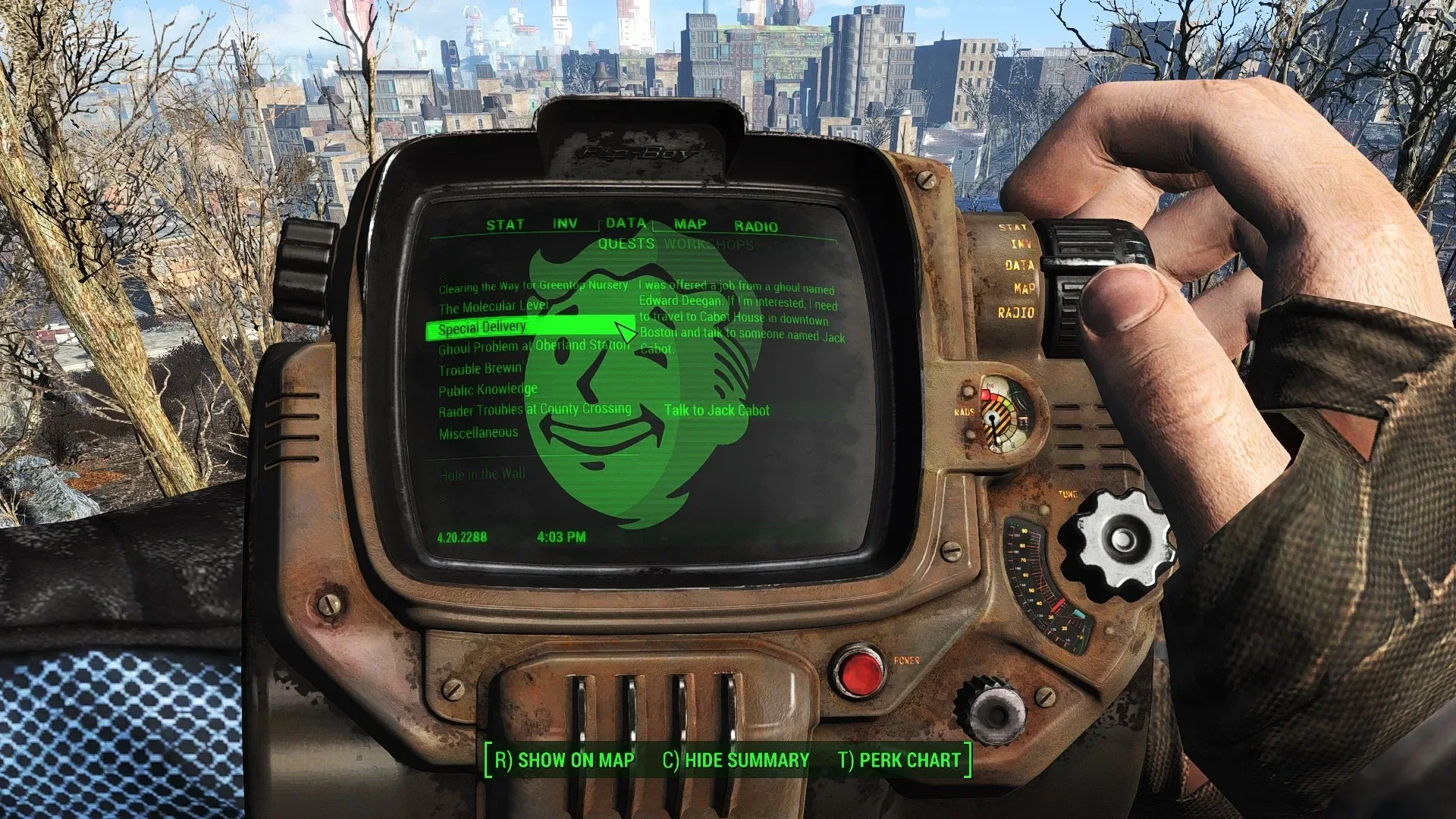 Bethesda released Pip-boy in honor of the upcoming Fallout series