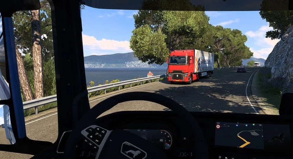 New screenshots of DLC Greece for Euro Truck Simulator 2 have appeared