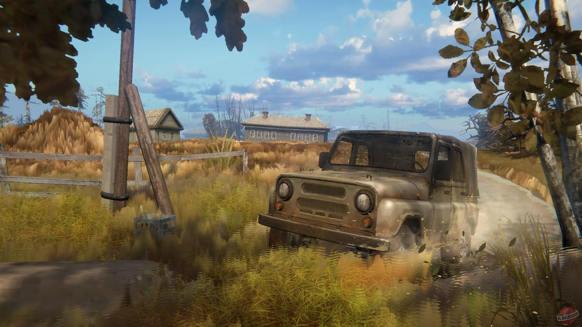 A driver simulator in rural areas will be released on PC