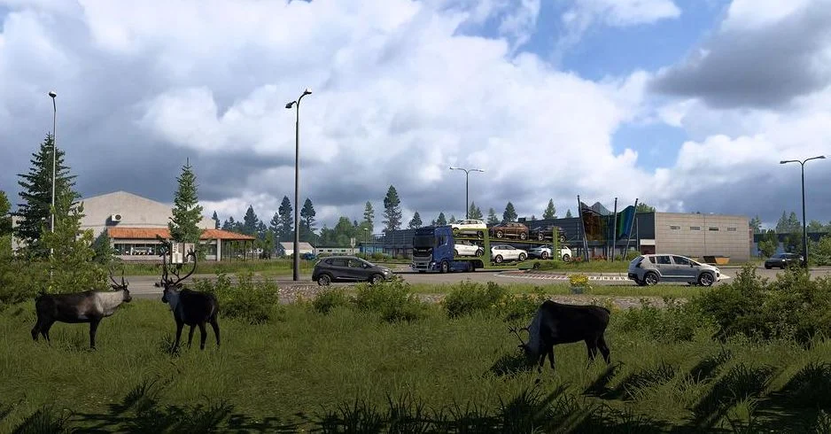SCS Software showed screenshots for the Nordic Horizons DLC for Euro Truck Simulator 2