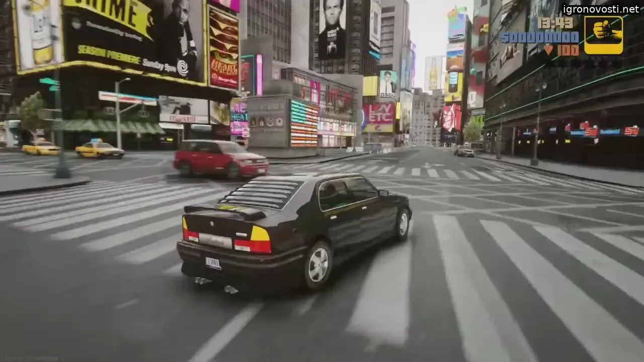 Фанат показал концепт ремейка GTA 3 на движке Unreal Engine 5