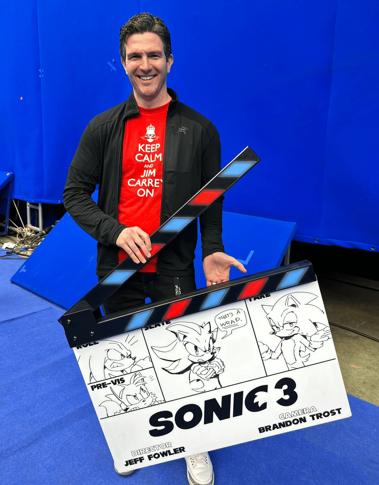 Promptly. Filming of the threequel film adaptation of the Sonic games has come to an end