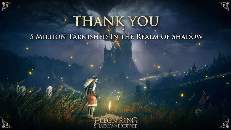 Shadow of the Erdtree DLC for Elden Ring has been purchased over 5 million times