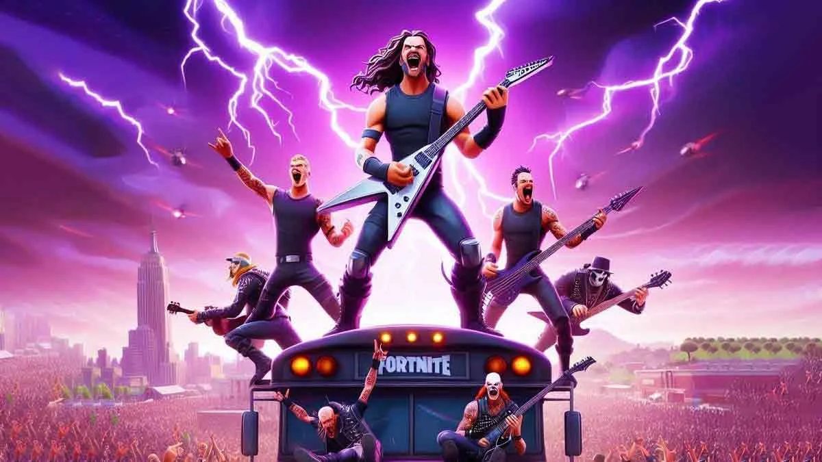 Legendary rock band Metallica is coming to Fortnite