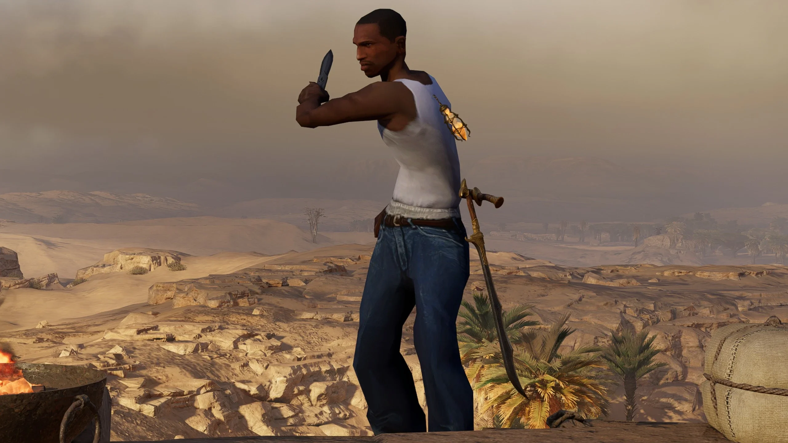 Си-Джей из San Andreas оказался в Assassin's Creed Mirage