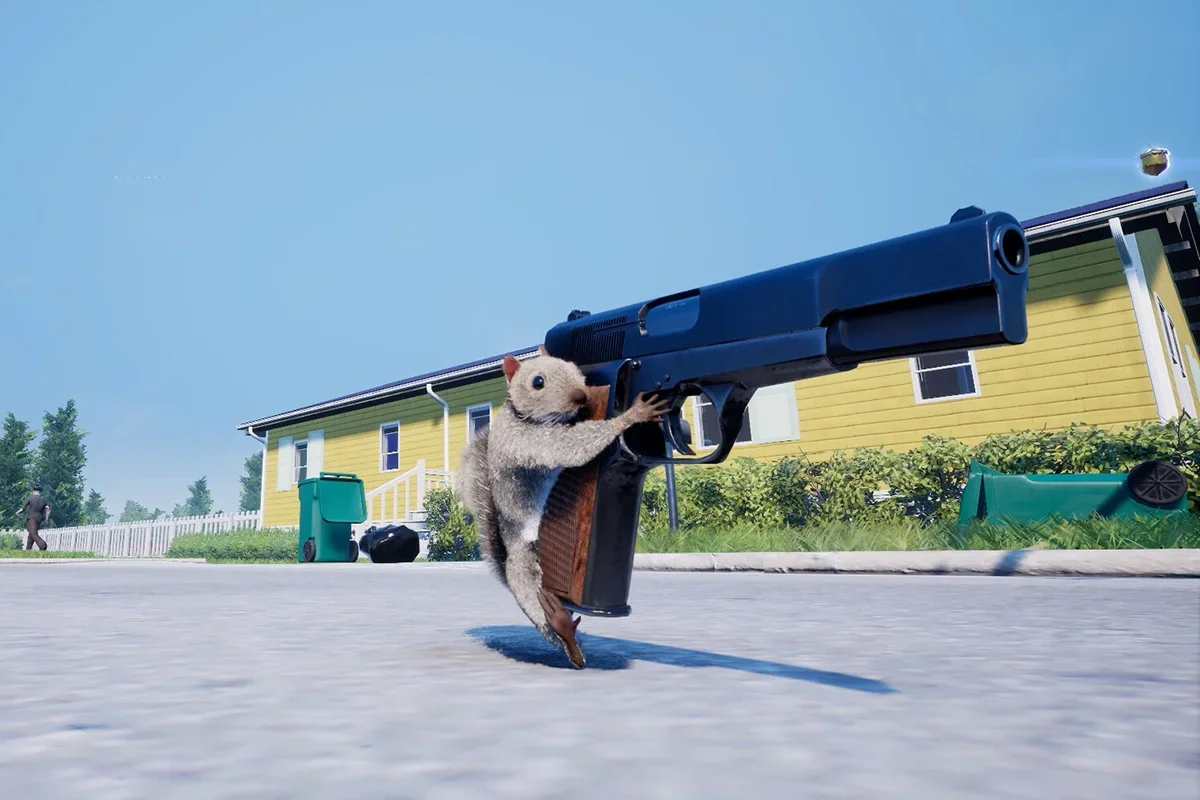 Comic shooter about a squirrel with guns Squirrel with a Gun received a release date