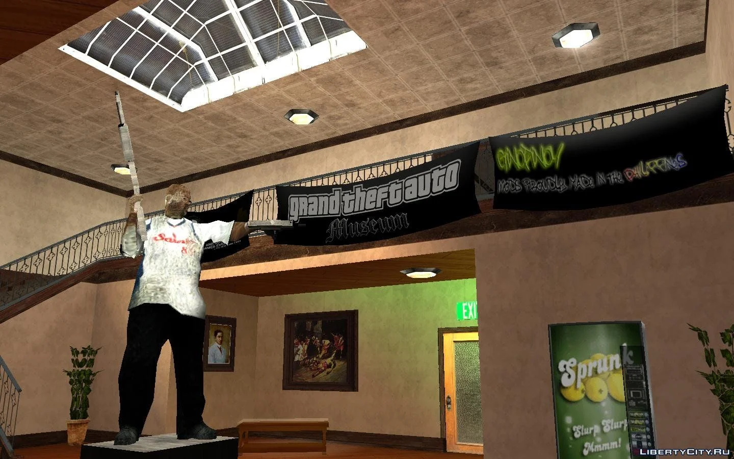 Rockstar games shown at the museum