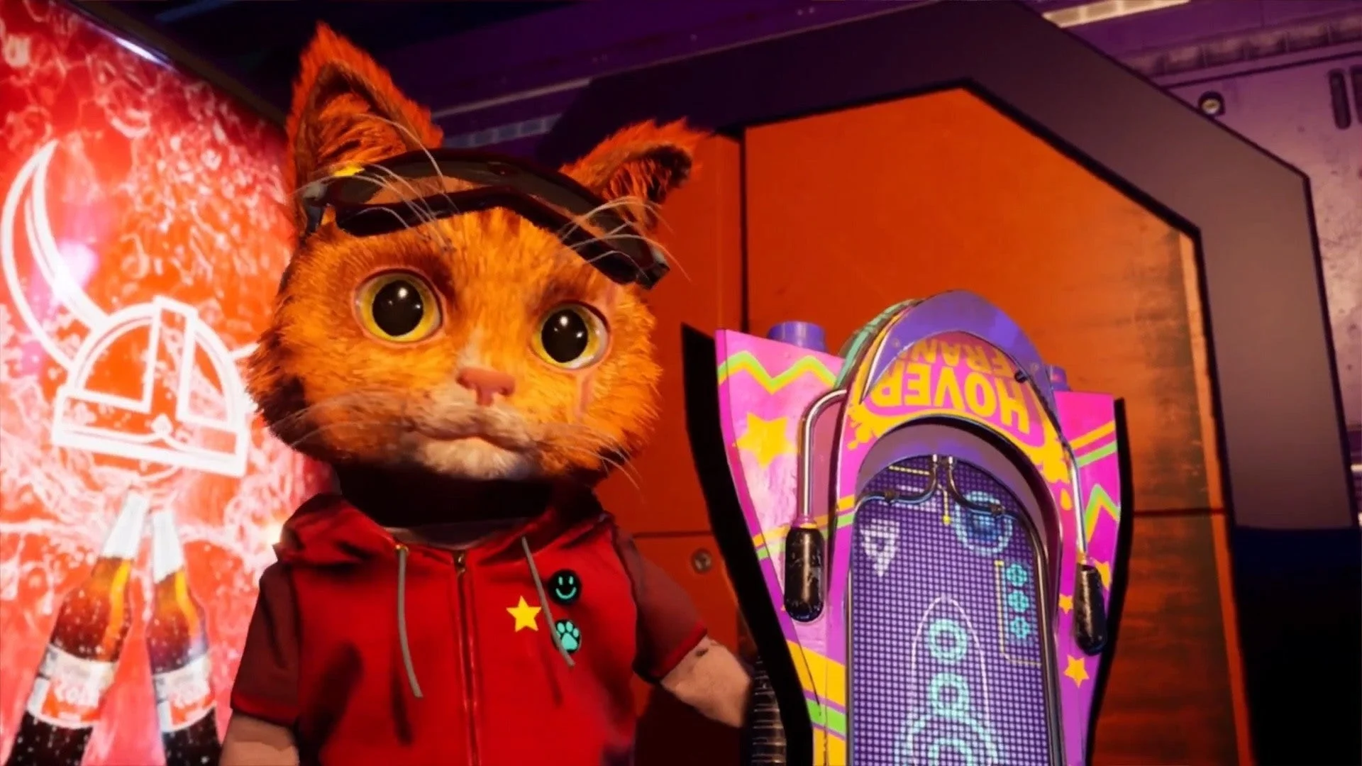 The trailer for Gori: Cuddly Carnage, a brutal slasher about a tough cat on a hoverboard, has been shown