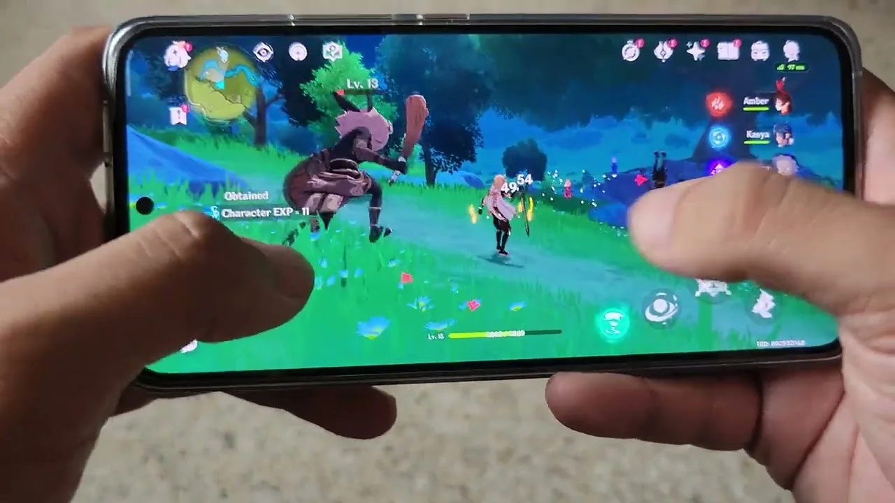 On Samsung Galaxy S25 you can play Genshin Impact with 120 fps