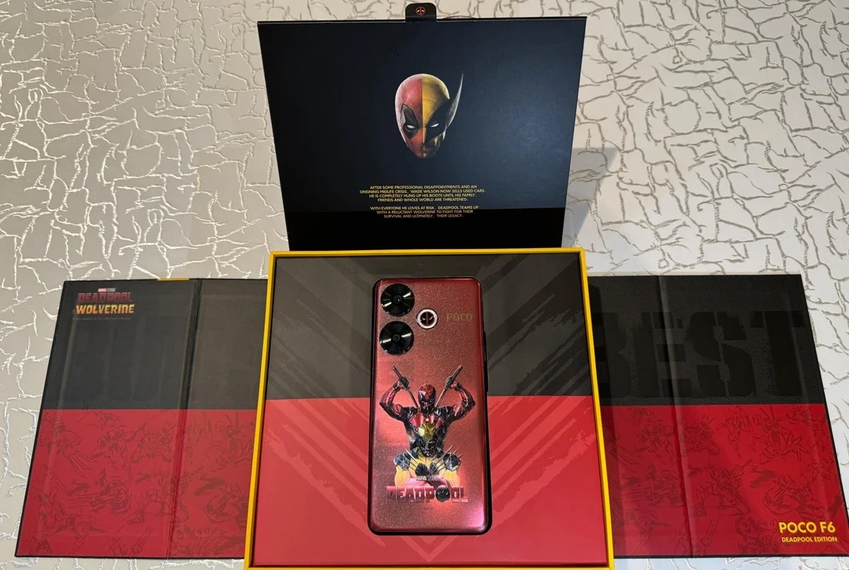 POCO released a smartphone in honor of the release of the film “Deadpool and Wolverine”