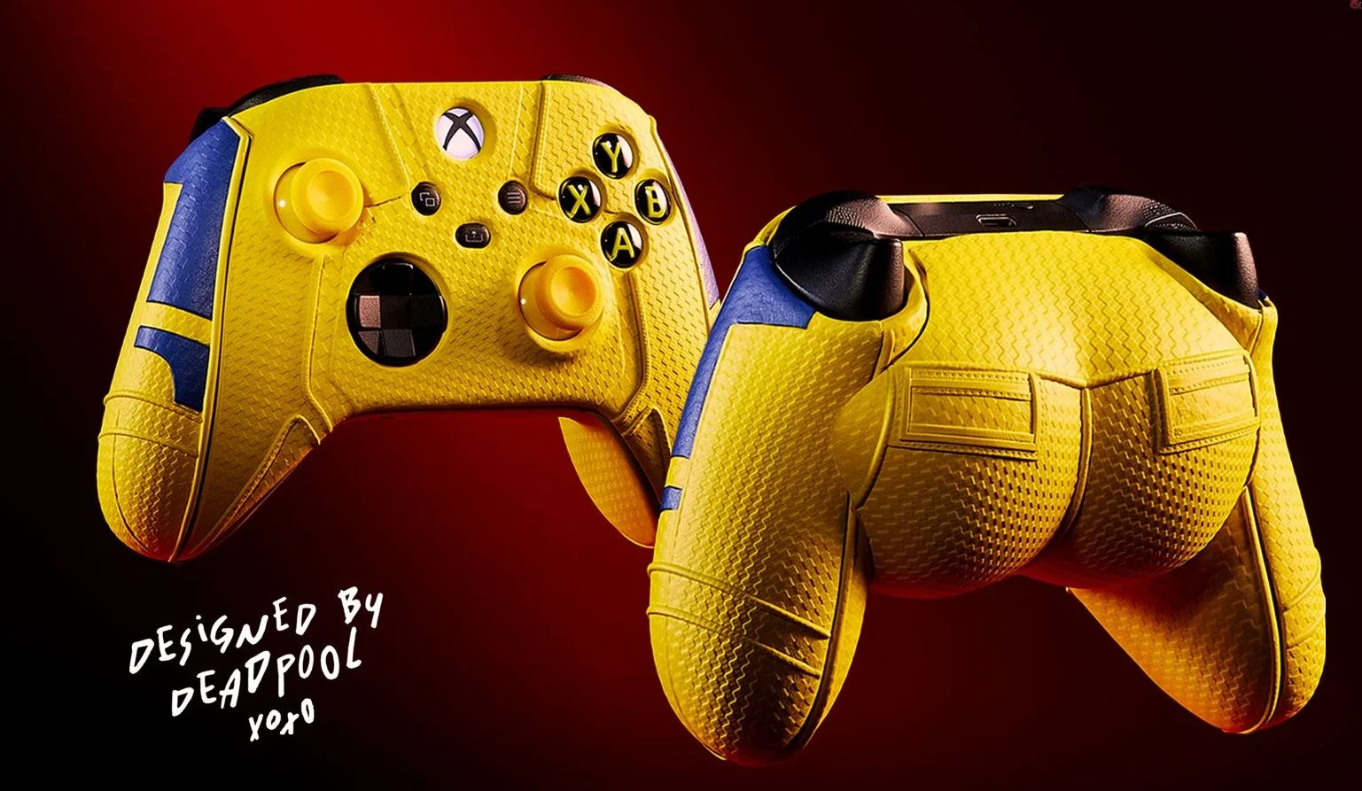 A second gamepad based on the upcoming comic book Deadpool and Wolverine has been presented for Xbox.