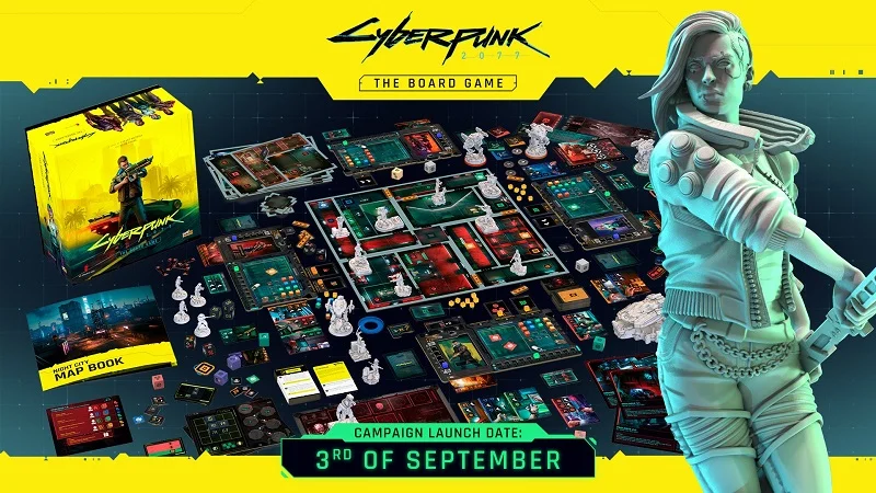 Вышел трейлер настольной игры по Cyberpunk 2077