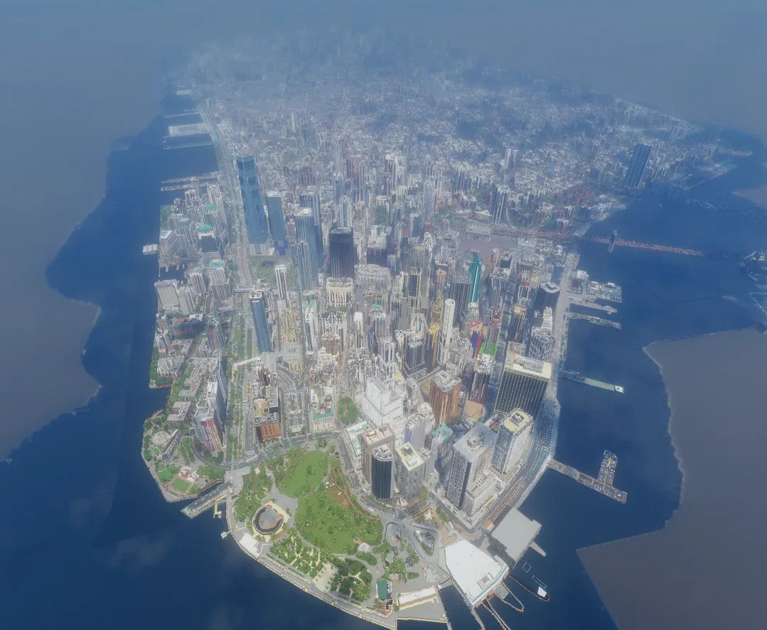 Minecraft is building a life-size New York